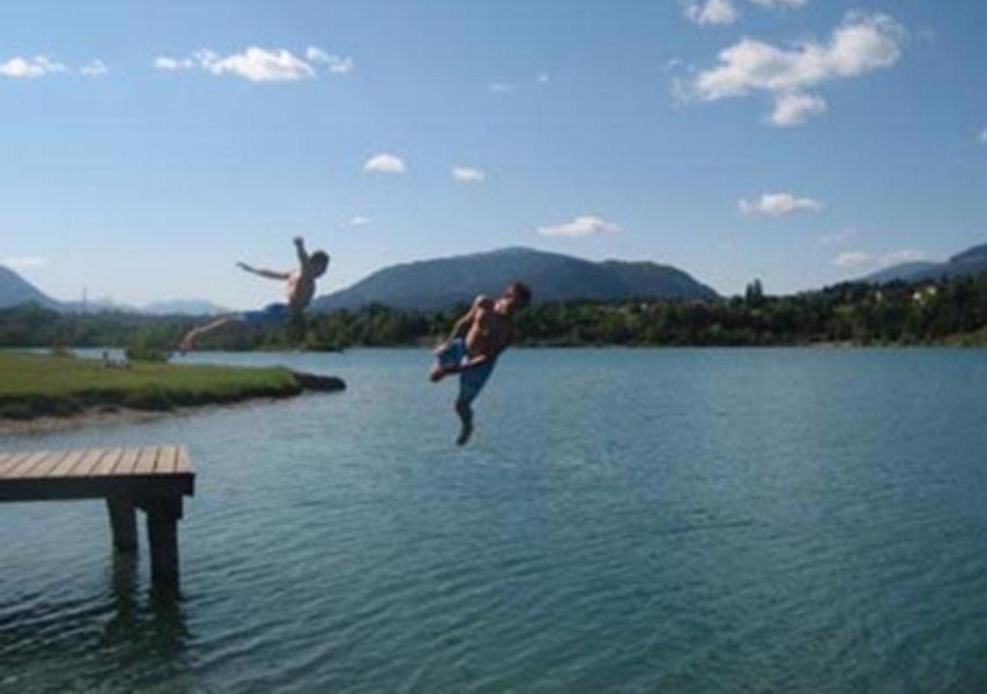 Urlaubsapartment am Silbersee Villach Bagian luar foto